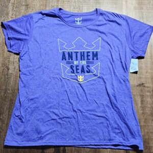 Royal Caribbean Anthem of the Seas Cotton T Shirt, 2X Unisex, NWT